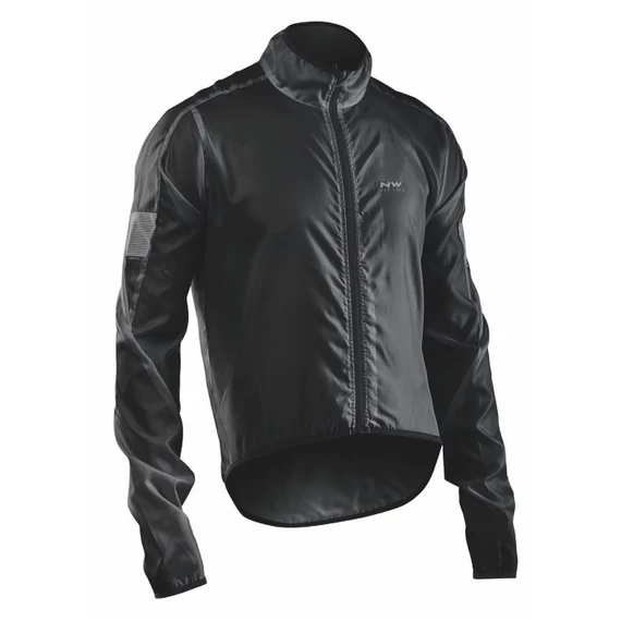 Dzseki NORTHWAVE szél VORTEX XS fekete kerékpáros