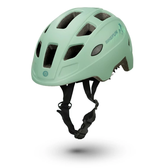 Fejvédő sisak sisak BIKEFUN BREEZE XS zöld 44-58 cm kerékpáros