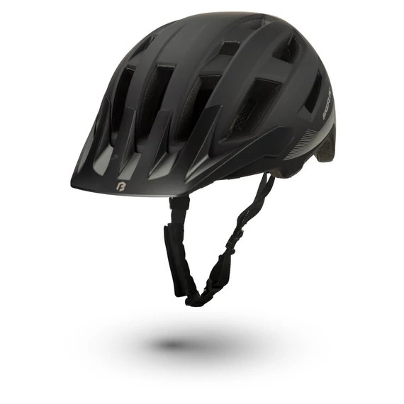 Fejvédő sisak sisak BIKEFUN VISTA M fekete 55-58 cm kerékpáros