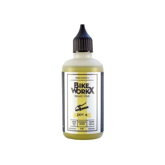 Fékfolyadék BIKEWORKX BRAKESTAR DOT 4 100 ml - BRAKE/100 kerékpáros