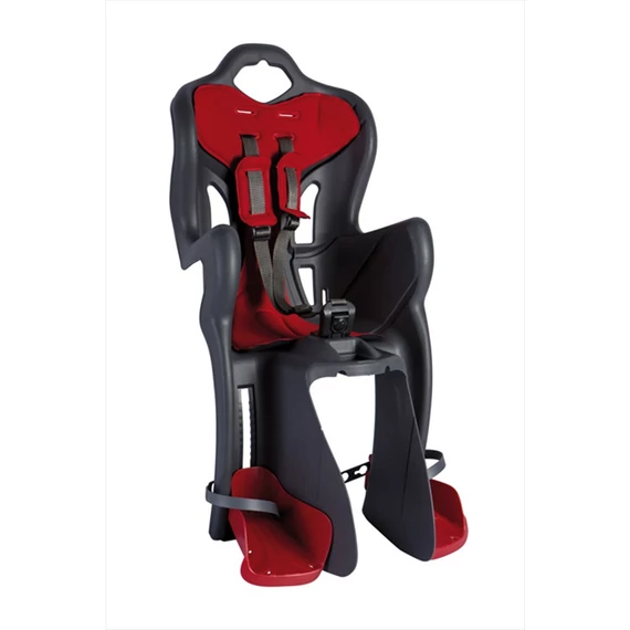 Gyermekülés BIKEFUN B-ONE CLAMP szürke csomaagtartóra kerékpáros