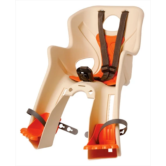 Gyermekülés BIKEFUN RABBIT MULTIFIX első bézs kerékpáros