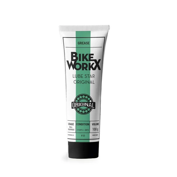 Kenőzsír BIKEWORKX LUBE STAR ORIGINAL tubus 100g - LUBE/100 kerékpáros
