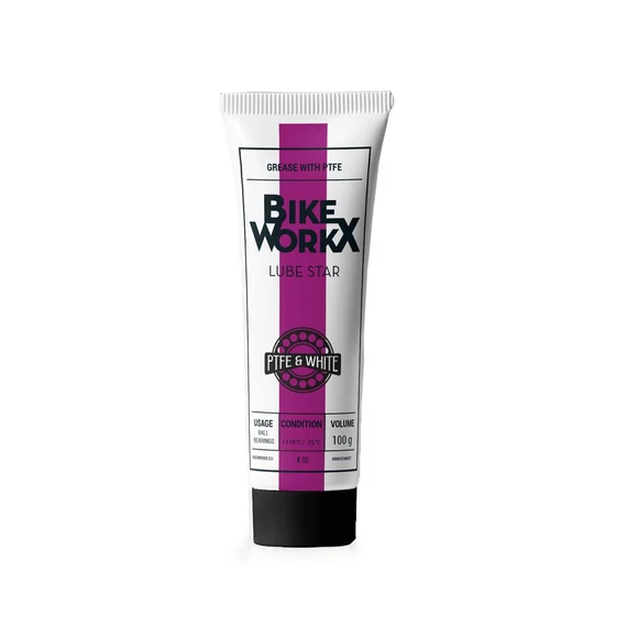 Kenőzsír BIKEWORKX LUBE STAR WHITE tubus 100 g - LUBEW/100 kerékpáros