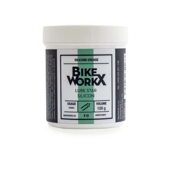 Kenőzsír BIKEWORKX SILICON STAR 100g - SILICONE/100 kerékpáros