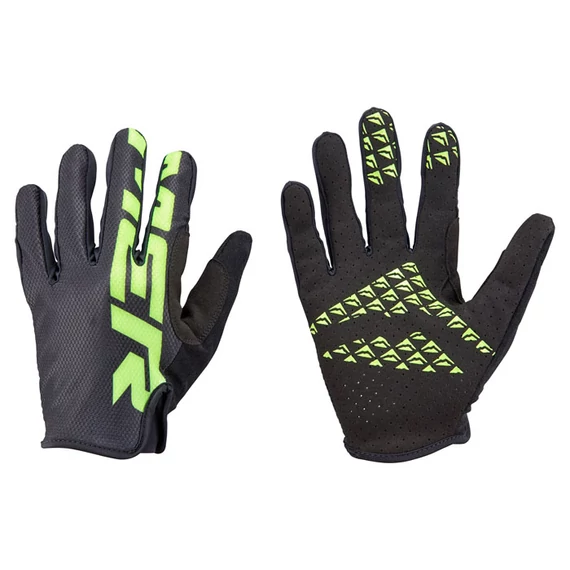 Kesztyű MERIDA TRAIL hosszú M fekete-zöld - 0303 kerékpáros