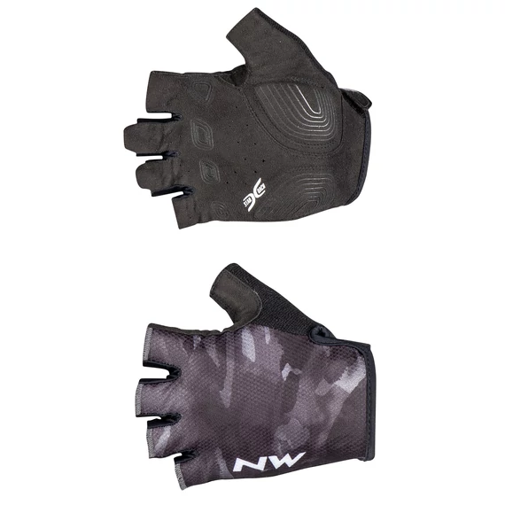 Kesztyű NORTHWAVE ACTIVE rövid S camo fekete kerékpáros