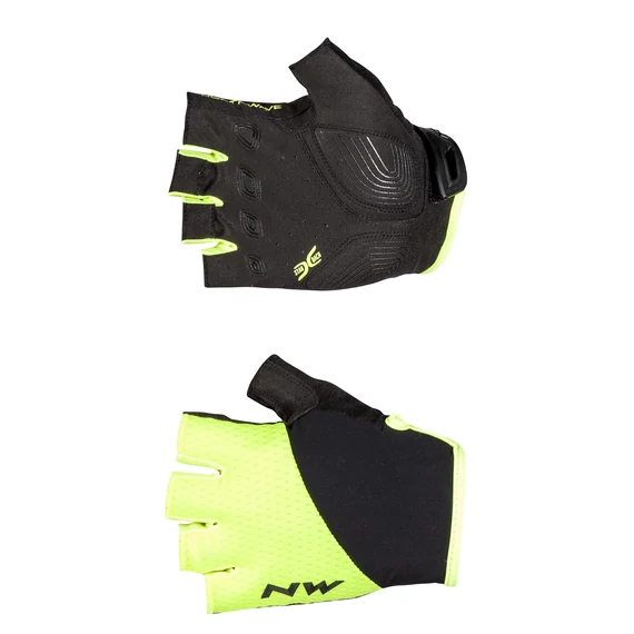 Kesztyű NORTHWAVE FAST rövid S fluo sárga kerékpáros