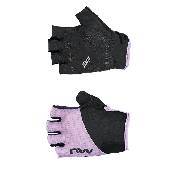 KESZTYŰ NORTHWAVE FAST WOMAN NŐI RÖVID FEKETE/LILA XS kerékpáros