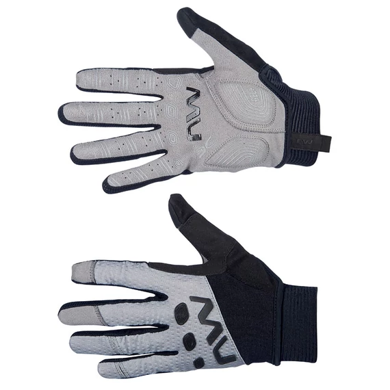 Kesztyű NORTHWAVE SPIDER HOSSZÚ XL SZÜRKE/FEKETE kerékpáros