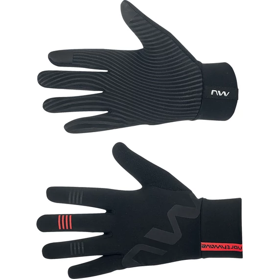 Kesztyű NORTHWAVE téli ACTIVE CONTACT S, hosszú, fekete kerékpáros