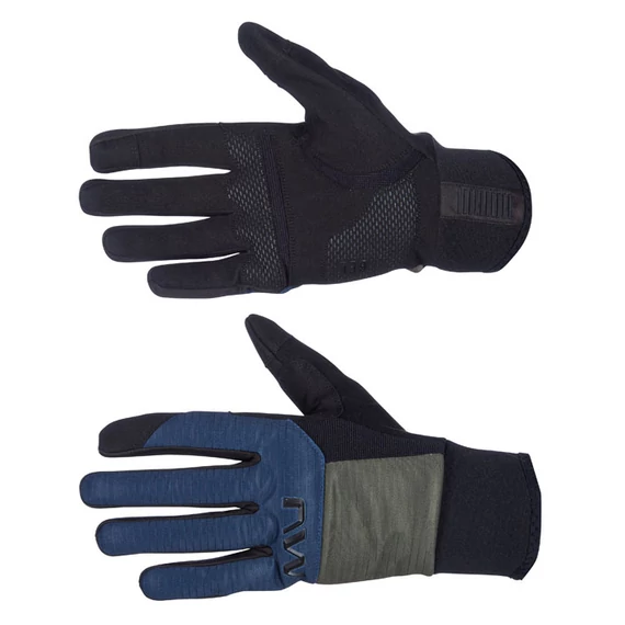 Kesztyű NORTHWAVE téli FAST GEL XXL hosszú, kék/zöld kerékpáros
