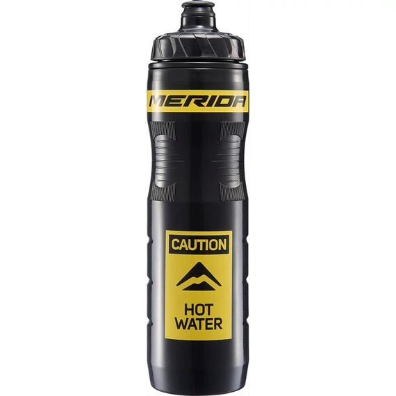 Kulacs MERIDA CAUTION THERMO sárga/fekete 650 ml - 3626 kerékpáros