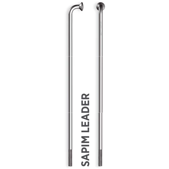 Küllő SAPIM Leader Inox 14G 166mm J-Bend fekete + Polyax réz 14G 12mm fekete kerékpáros
