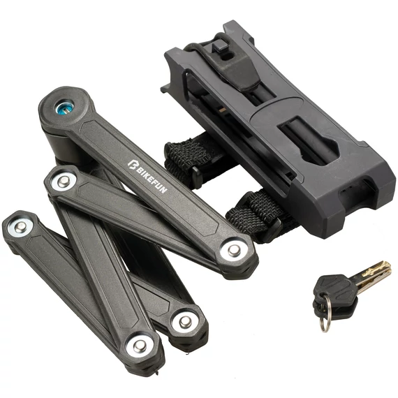 Lakat BIKEFUN BARRICADE GRAND SAFE kulcsos fekete - L9001 kerékpáros