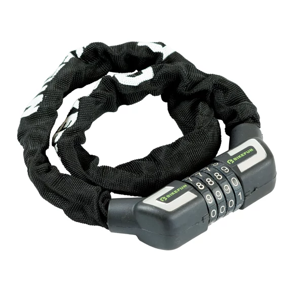 Lakat BIKEFUN CITYCHAIN CODE4 lánc 6x860 mm számzáras kerékpáros