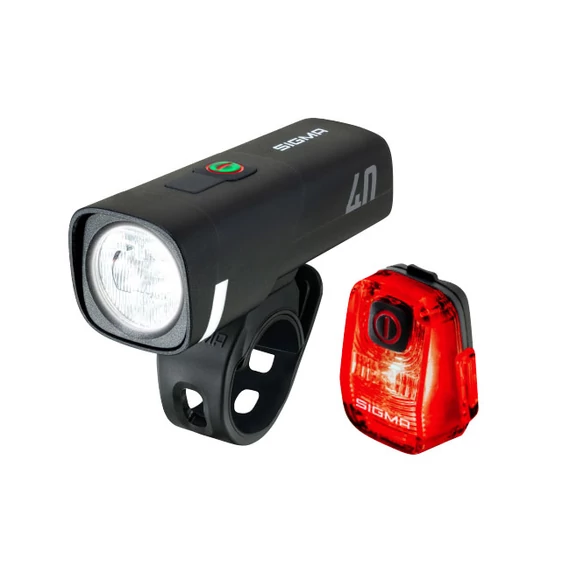 Lámpa SIGMA AURA 40 + HIRO 10 USB szett kerékpáros