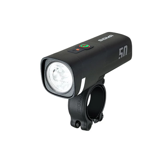 Lámpa SIGMA AURA 50 USB első kerékpáros