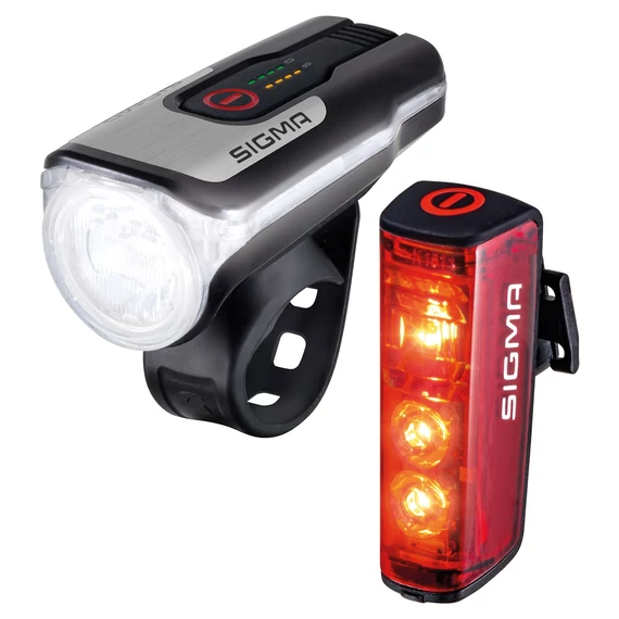 Lámpa SIGMA AURA 80 USB + BLAZE USB szett - 17860 kerékpáros