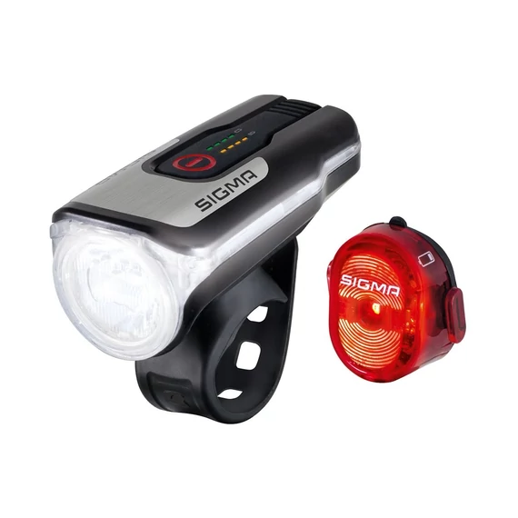 Lámpa SIGMA AURA 80 USB + Nugget II szett - 17850S kerékpáros