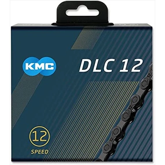 Lánc KMC DLC12 fekete 12s 1/2x11/128 126L kerékpáros