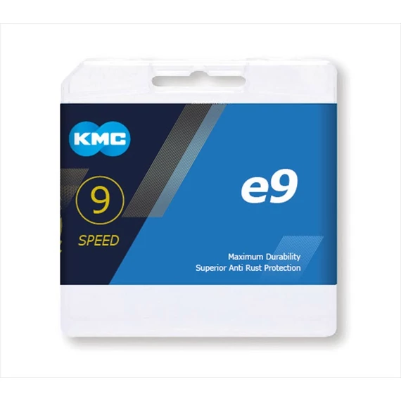 Lánc KMC E9 9 sebességes e-bike 1/2 x 11/128 136L silver kerékpáros