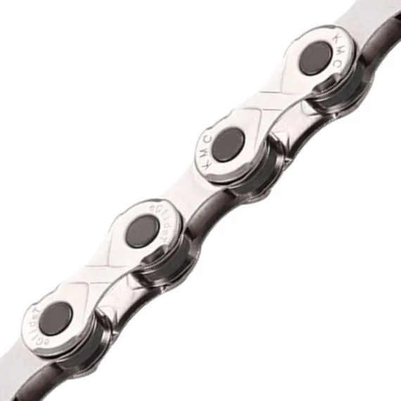 Lánc KMC EGLIDE-T 09-11s ezüst/ezüst EBIKE / CUES kompatibilis 1/2X11 11 sebességes/128 132L kerékpáros