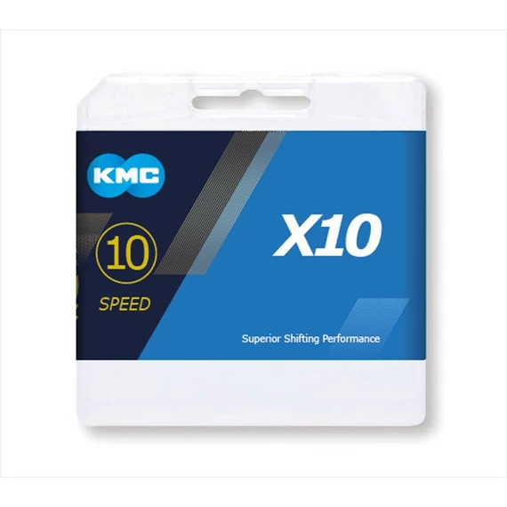 Lánc KMC X10 10 sebességes arany 1/2x1/128 112L kerékpáros