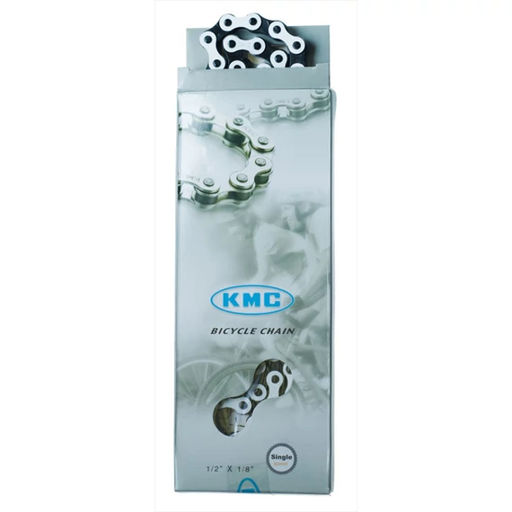 Lánc KMC Z510H fehér/fekete kerékpáros