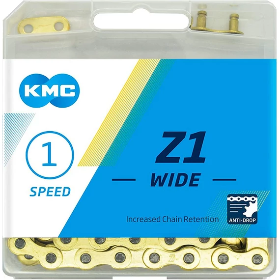 Lánc KMC Z510H sárga kerékpáros