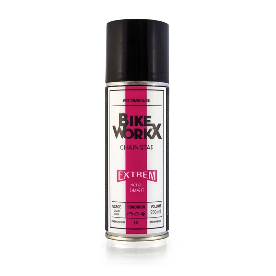 Lánckenő BIKEWORKX CHAIN STAR EXTREM Spray 200 ml - CHAINE/200 kerékpáros