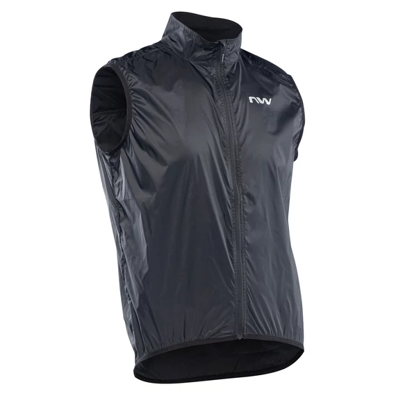 Mellény NORTHWAVE eső BREEZE 3 XL FEKETE kerékpáros