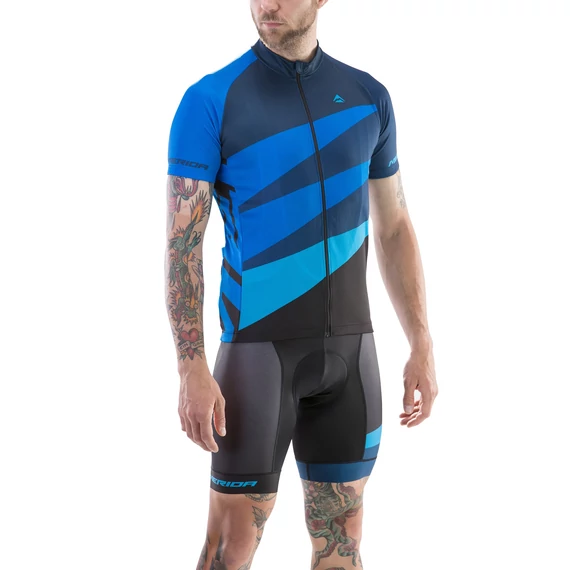 Mez MERIDA CX DESIGN rövid kék fekete végig cipzár - 740122-422 kerékpáros