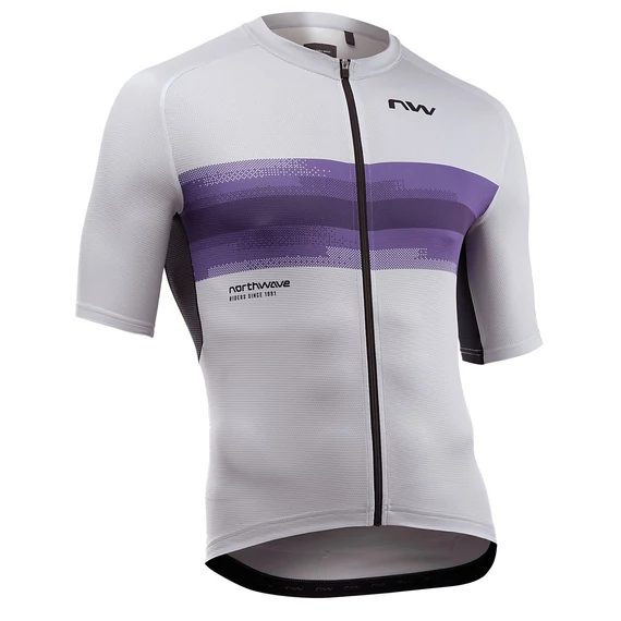MEZ NORTHWAVE FORCE EVO RÖVID 3XL SZÜRKE/LILA kerékpáros