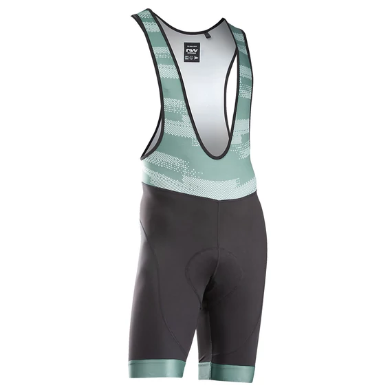 NADRÁG NORTHWAVE ACTIVE EVO RÖVID XL KANTÁROS, FEKETE/ZÖLD kerékpáros