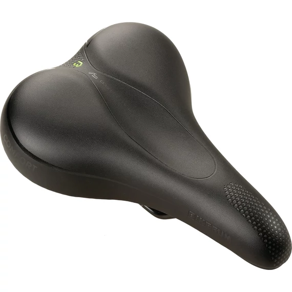 Nyereg BIKEFUN COMO Comfort trekking unisex fekete - D5346SD kerékpáros