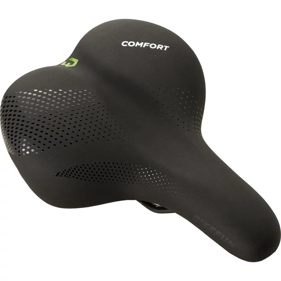 Nyereg BIKEFUN GENEVE comfort trekking női fekete Memory Foam - D2261Q kerékpáros