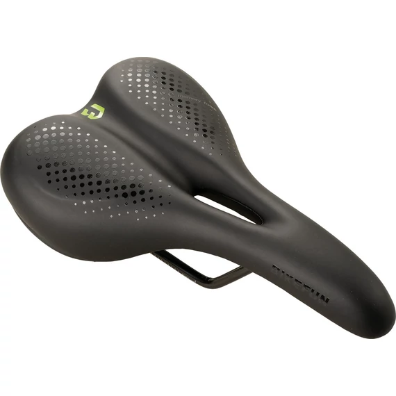 Nyereg BIKEFUN MODENA Sport trekking fekete Memory Foam - D390MF kerékpáros