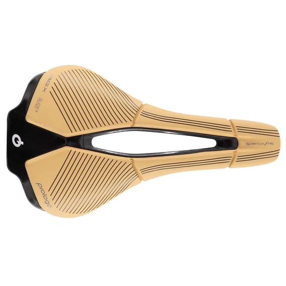 Nyereg PROLOGO SCRATCH-M5 AGX PAS 147 TIROX light brown Slide Control kerékpáros