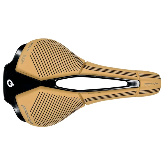 Nyereg PROLOGO SCRATCH-M5 SPACE AGX PAS 147 TIROX barna Slide Control kerékpáros