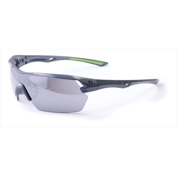 Szemüveg BIKEFUN TARGET szürke #2 smoke lencse, silver mirror C3 kerékpáros