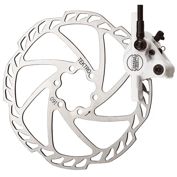 Tárcsafék TEKTRO AURIGA PRO 180 mm rotor első kerékpáros
