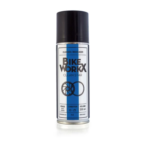 Tisztítószer BIKEWORKX CLEAN STAR Spray 200 ml - CLEAN/200 kerékpáros