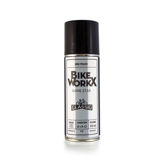 Tisztítószer BIKEWORKX SHINE STAR Spray 200 ml - SHINE/200 kerékpáros