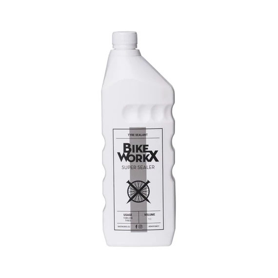 Tubeless és defektgátló folyadék BIKEWORKX SUPER SEALER 1l kerékpáros