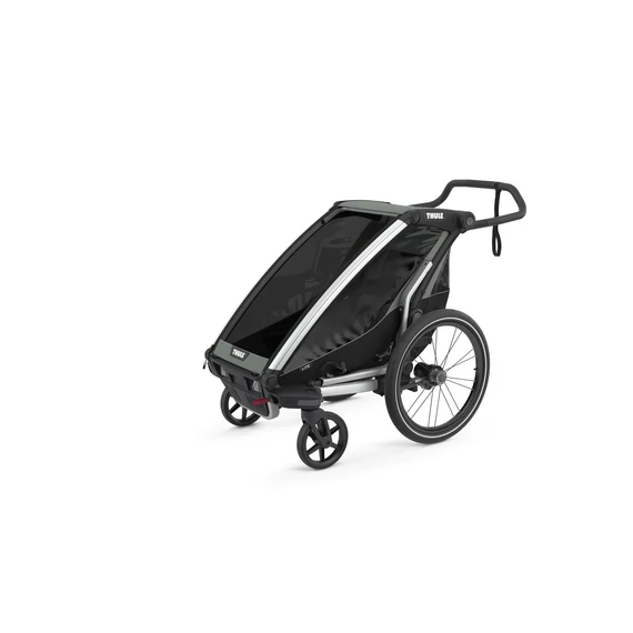 Utánfutó THULE CHARIOT LITE 1 faszén szürke kerékpáros