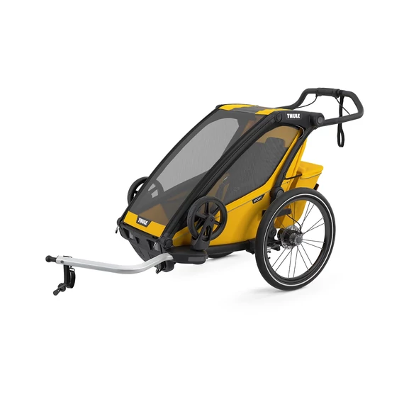 Utánfutó THULE CHARIOT SPORT 1 fekete/sárga kerékpáros