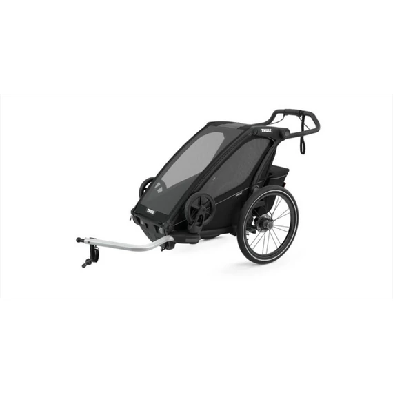 Utánfutó THULE CHARIOT SPORT 1 fekete kerékpáros
