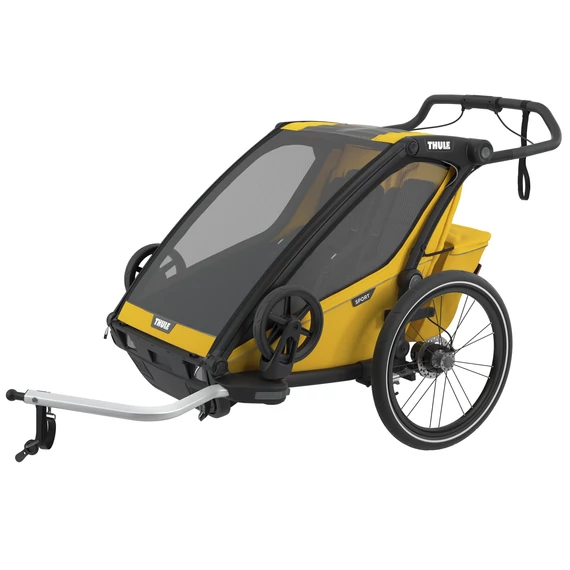 Utánfutó THULE CHARIOT SPORT 2 sárga/fekete kerékpáros
