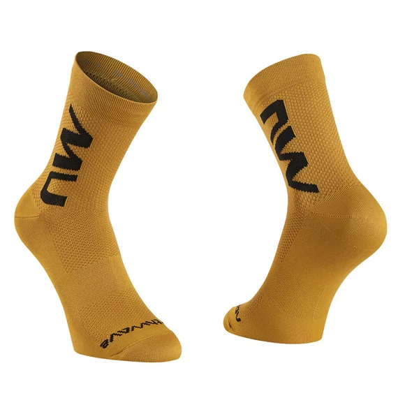 ZOKNI NORTHWAVE EXTREME AIR MID S OKKERSÁRGA kerékpáros